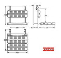 FRANKE CONTINA ASIENTO PARA BARRA de APOYO